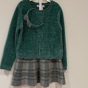 Tommy Bahama Green and Gray Kids Sweater set